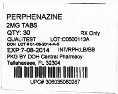 Label Image For 2mg (Perphenazine 2mg)
